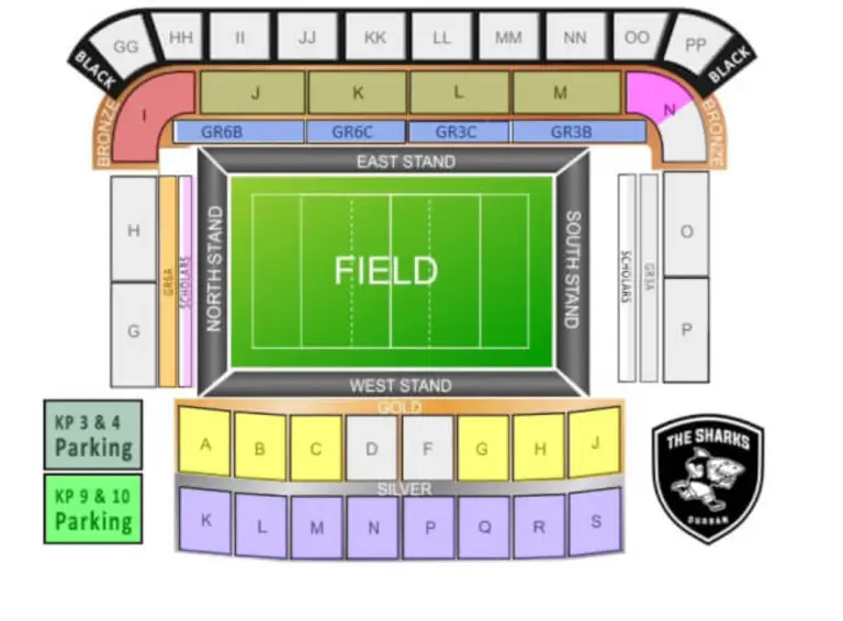 Plan tribunes Hollywoodbets Kings Park